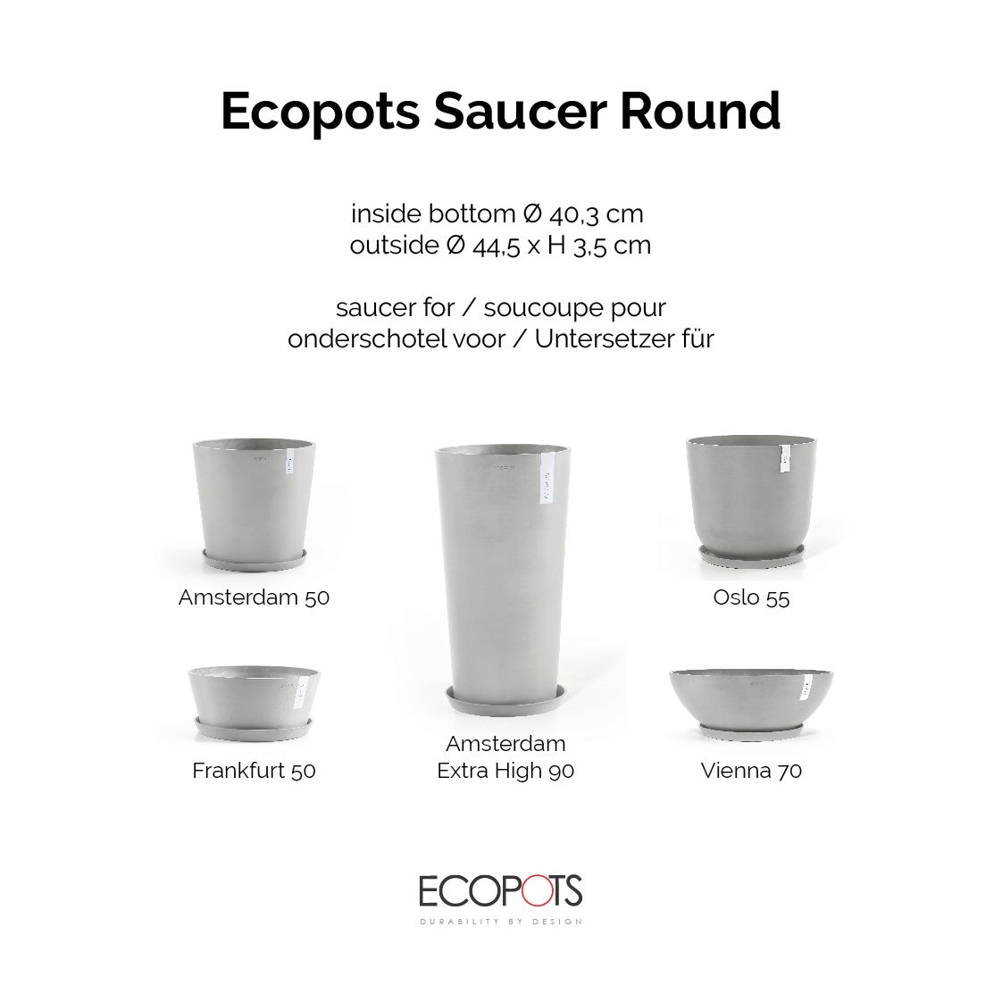 Ecopots-onderschotel-rond-white-grey-44-5-cm-H3-5-cm