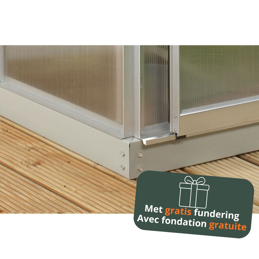 Meridian-1-9900-HKP6mm-Polycarbonaat-serre-Vrijstaand-B254-4-x-L378-8-x-H231-8-cm