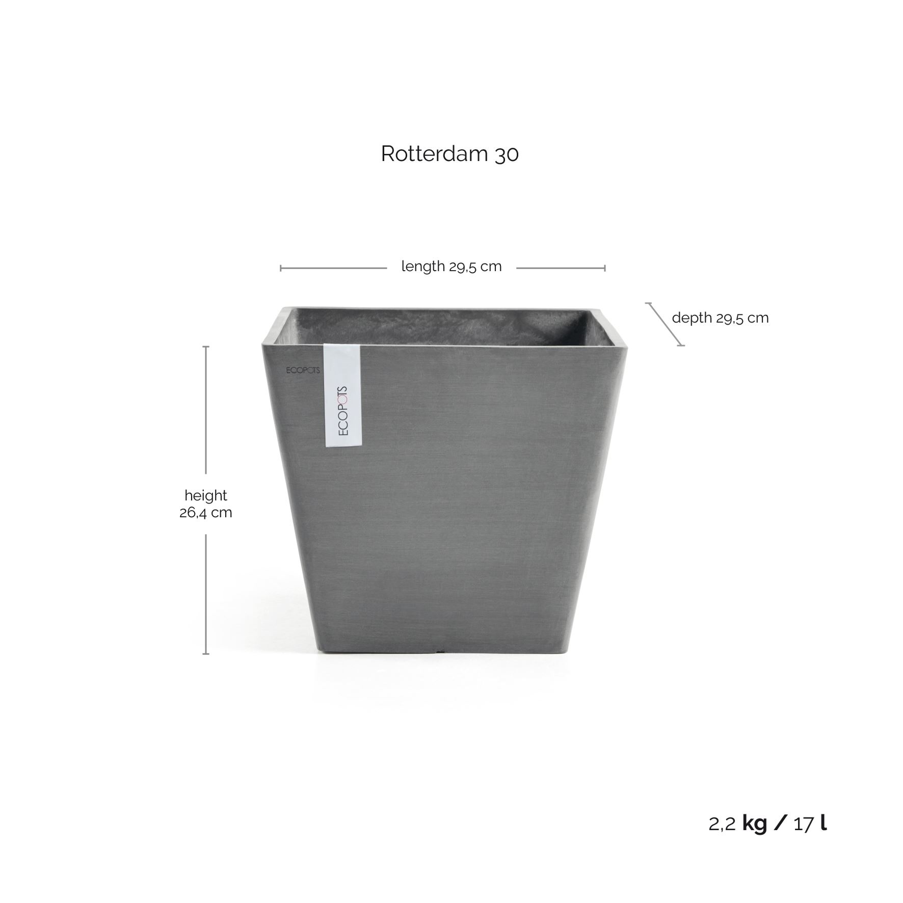 Ecopots-rotterdam-grey-LBH-30x30x26-3-cm