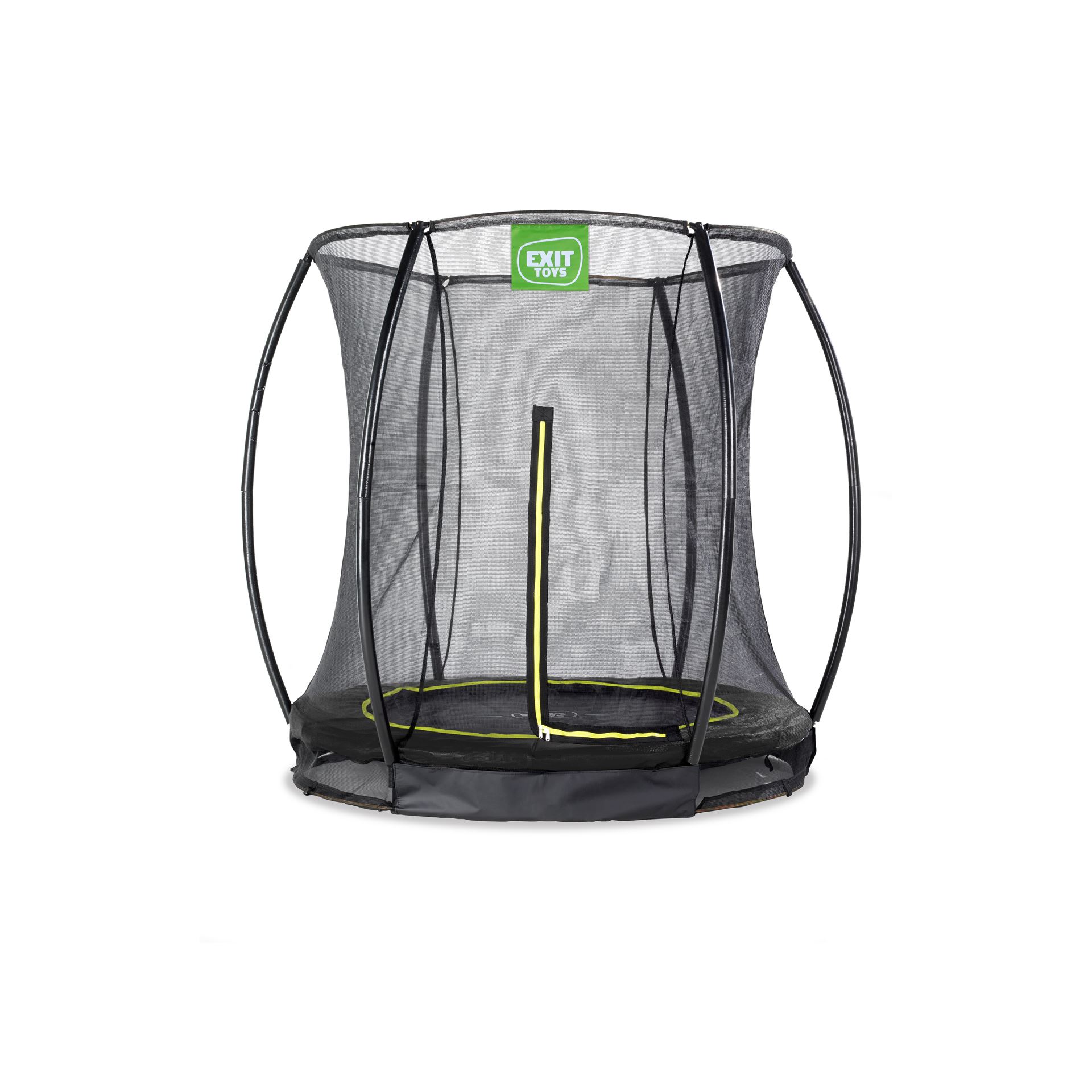 EXIT-Silhouette-inground-trampoline-183cm-met-veiligheidsnet-zwart