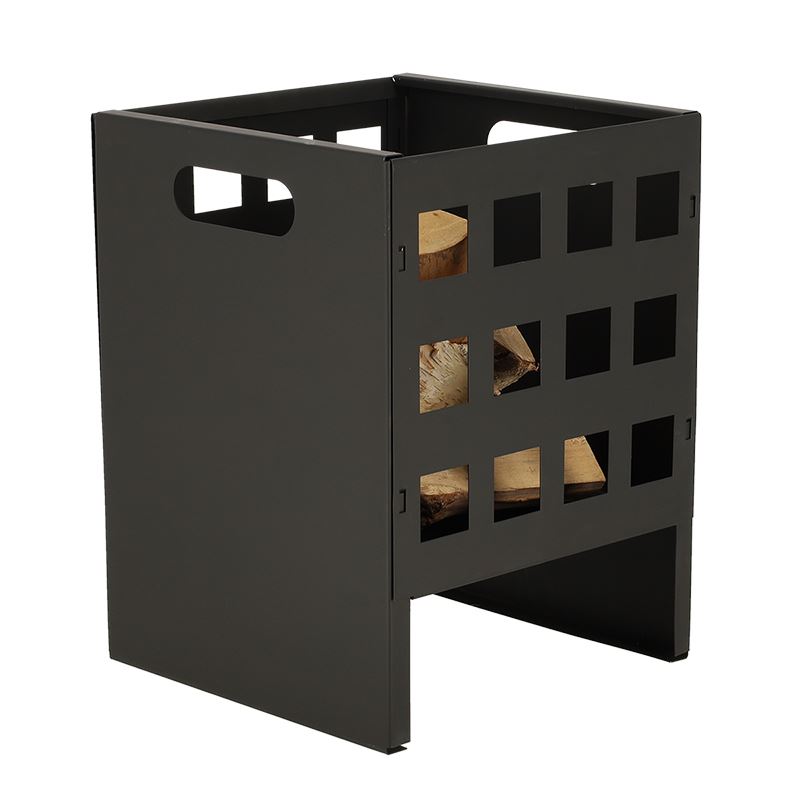 Esschert Design vuurkorf vierkant - 30,8x30,1x40,1cm - zwart Vuurkorf-vierkant-zwart-30cm