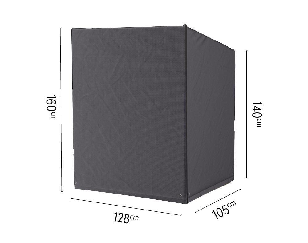 Platinum AeroCover Beach Chair Cover - 128 x 105 x H140/160 cm - Breathable & Water Resistant - Anthracite