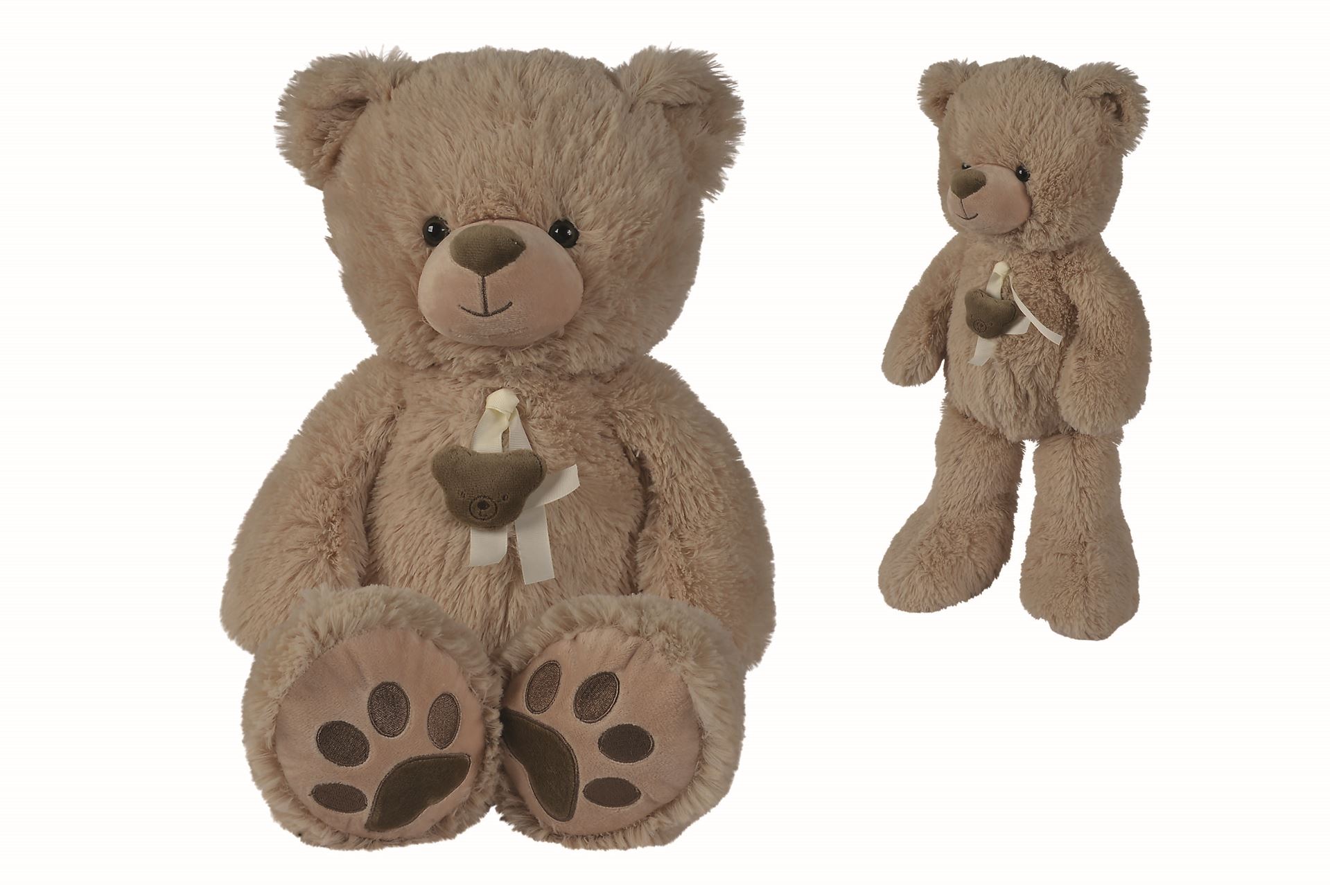 Beige-beer-lint-met-berenkopje-55cm