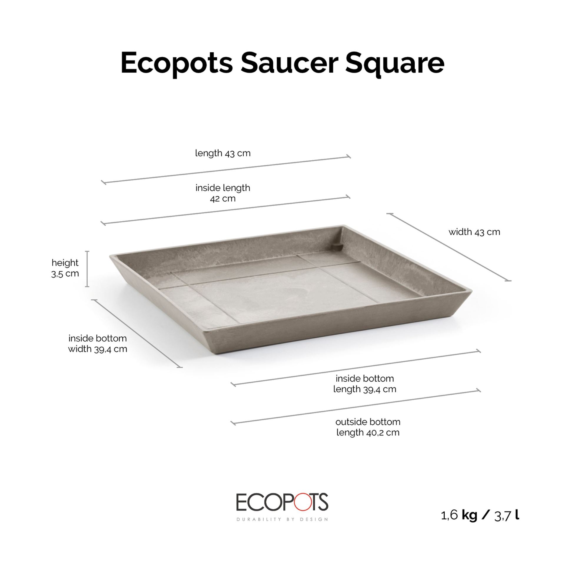 Ecopots-rotterdam-onderschotel-taupe-50-LBH-43x43x3-5-cm