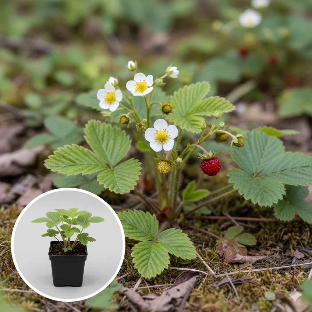 Bosaardbei-pot-9x9-cm-Fragaria-vesca-