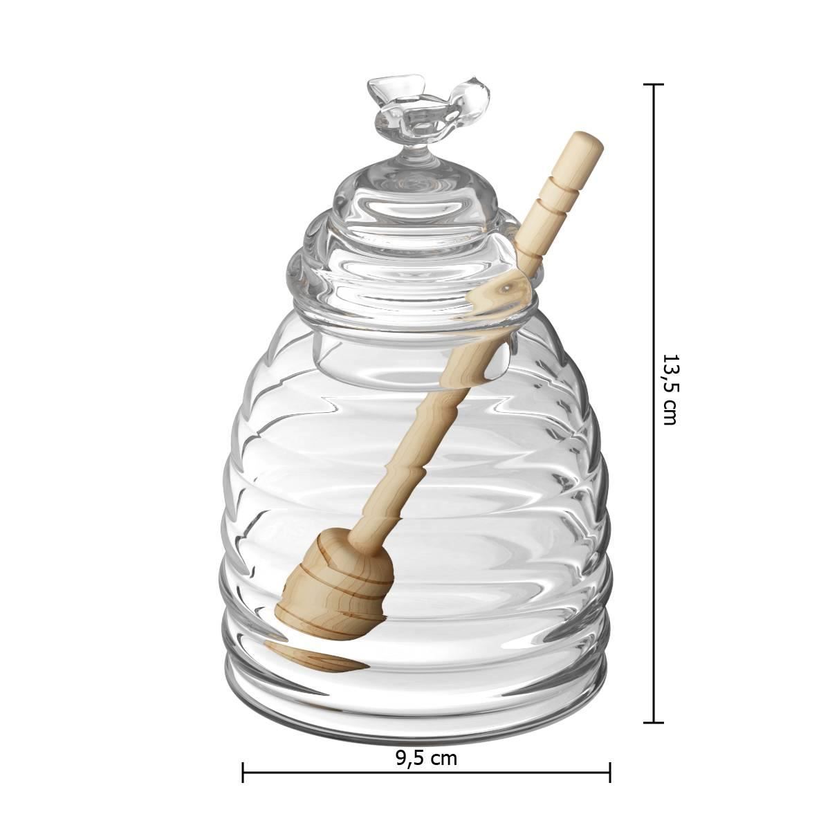 Honingpot-400ml-met-lepel-