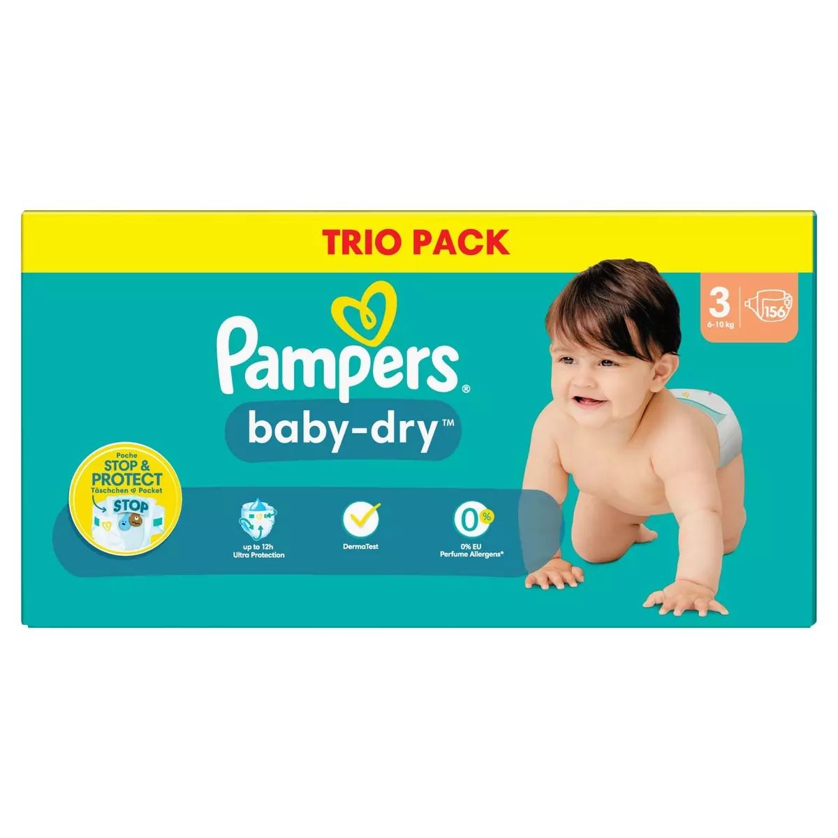Pampers-Baby-Dry-Maat-3-156-luiers-6-10-KG-