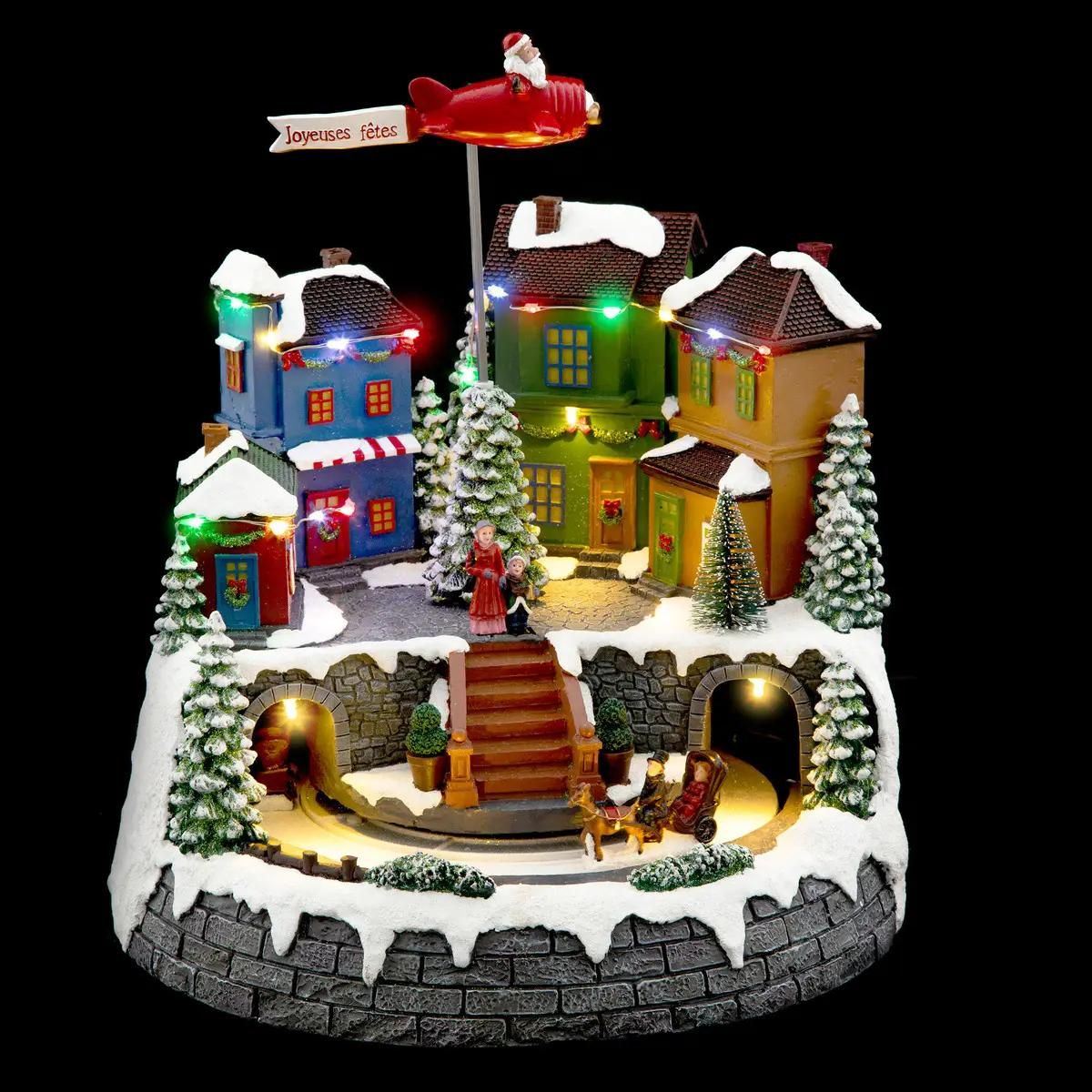 Tapis Creche Feeric Lights & Christmas Fontaine Et Tour Eiffel Lumineux Et Animés Au Maison Du Monde Tapis Creche Feeric Lights & Christmas Fontaine Et Tour Eiffel Lumineux Et Animés Au Maison Du Monde