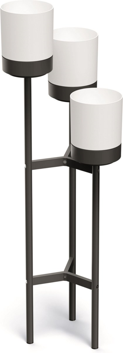 Prosperplast Bloomie Stand Plant Stand - 125 cm - White - 3 Pots Create ...