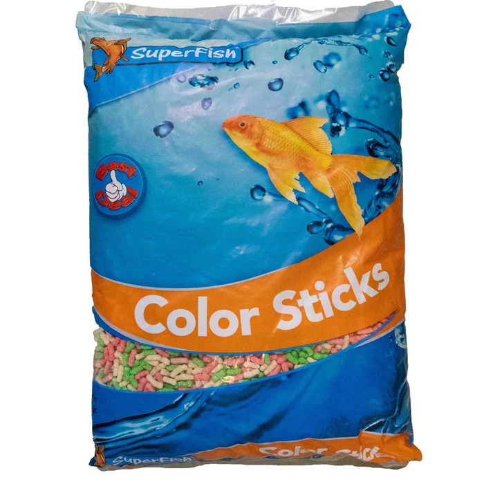 Superfish Color Sticks fish food - 15 liters - Color food for pond fish