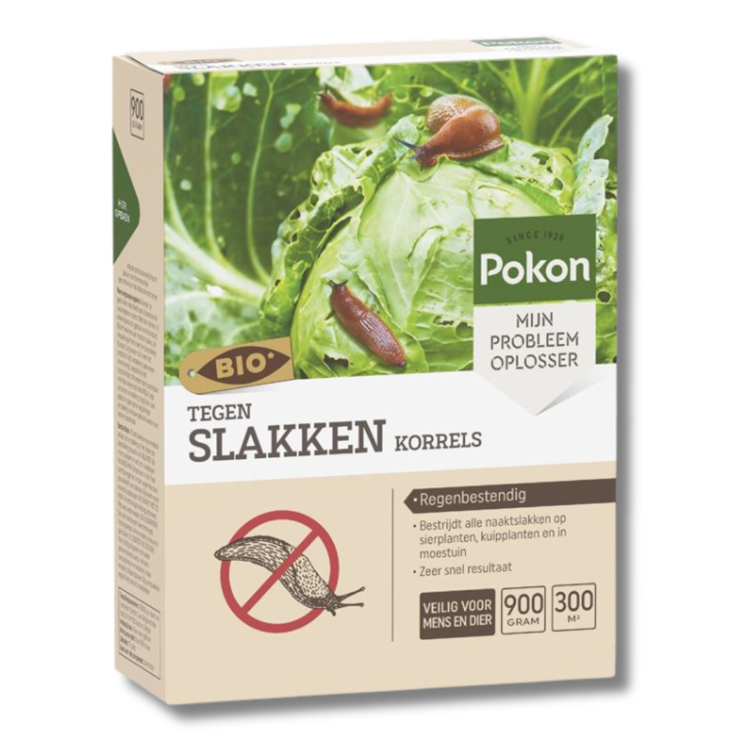 Pokon Bio Tegen Slakken Korrels 900gr - Gewasbescherming - Biologisch - Regenbestendig - Voor 300m²