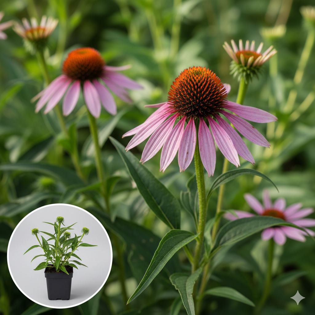 Echinacea-purpurea-Pica-Bella-pot-9x9-cm