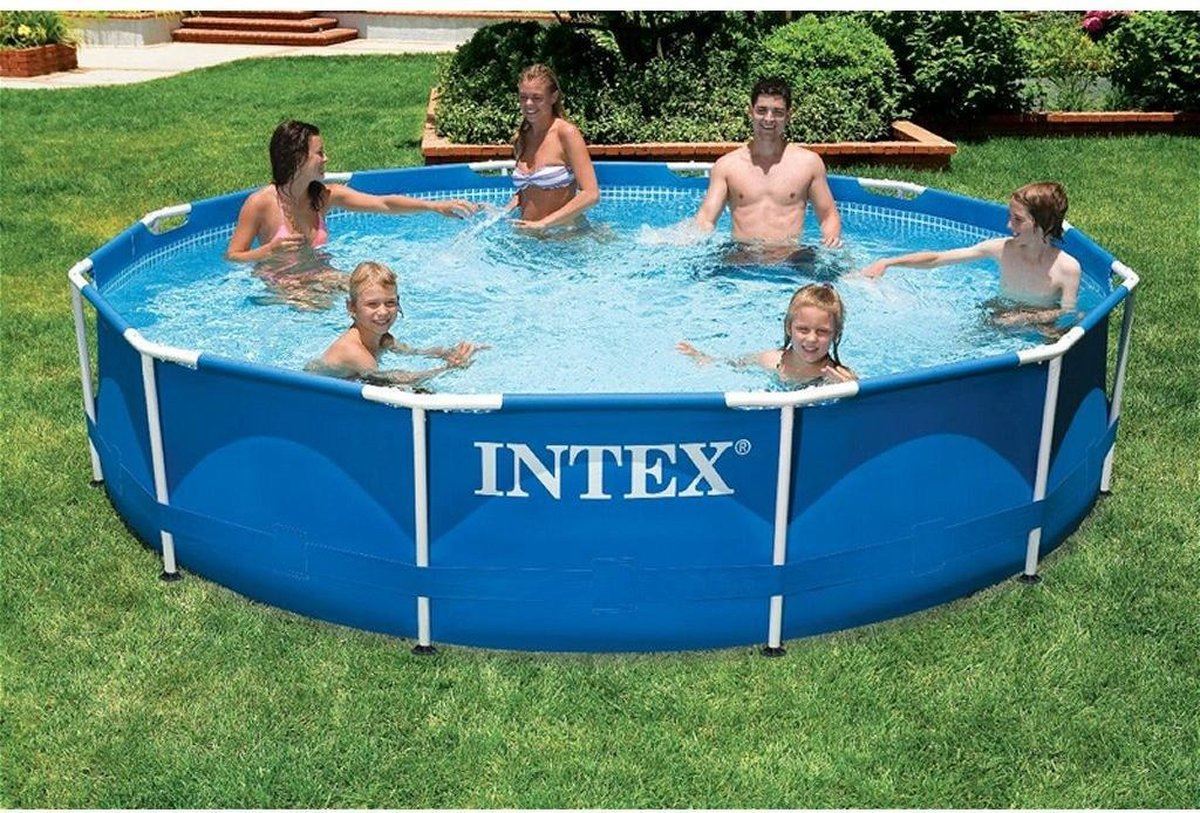 Intex-Metal-Frame-Opzetzwembad-rond-diam-366-x-H76cm-Exclusief-filterpomp