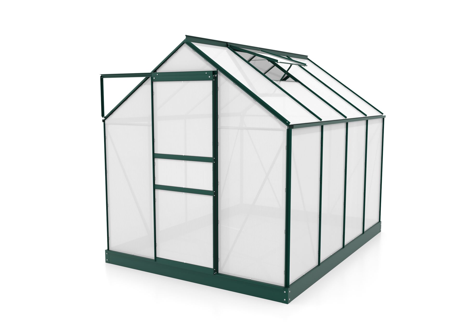 Venus-5000-polycarbonaat-4mm-donkergroen-B195-x-L257-x-H197-cm
