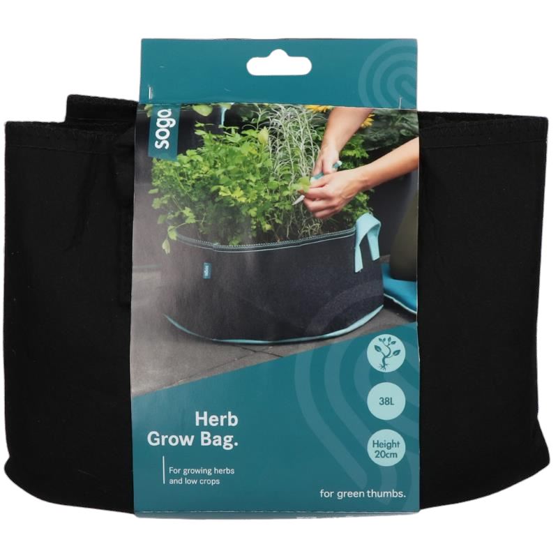 SOGO plant bag for vegetables and herbs - Capacity 38L - Ø50 x H20 cm