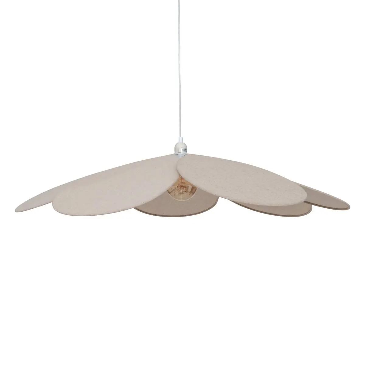Naya-beige-bloem-lin-pendellamp-D100