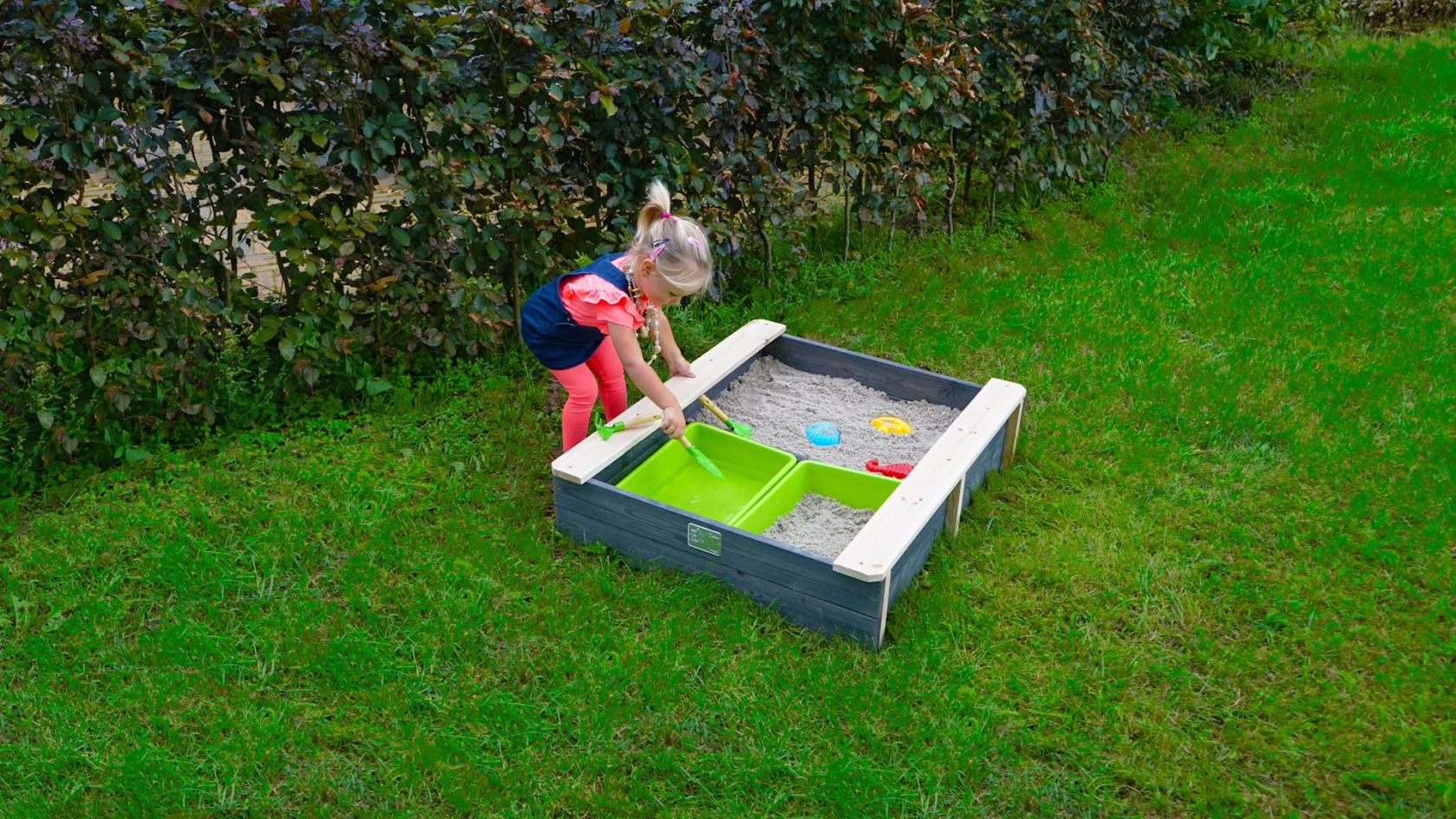 EXIT Aksent wooden sandbox 94x77cm