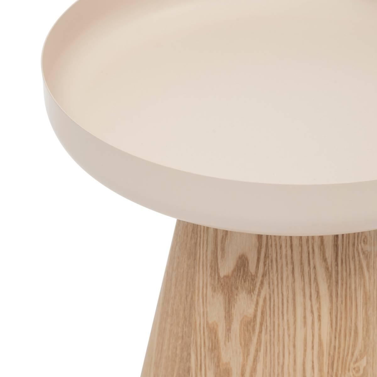 Salontafel-Hercyna-40-cm-in-beige-hout-en-metaal