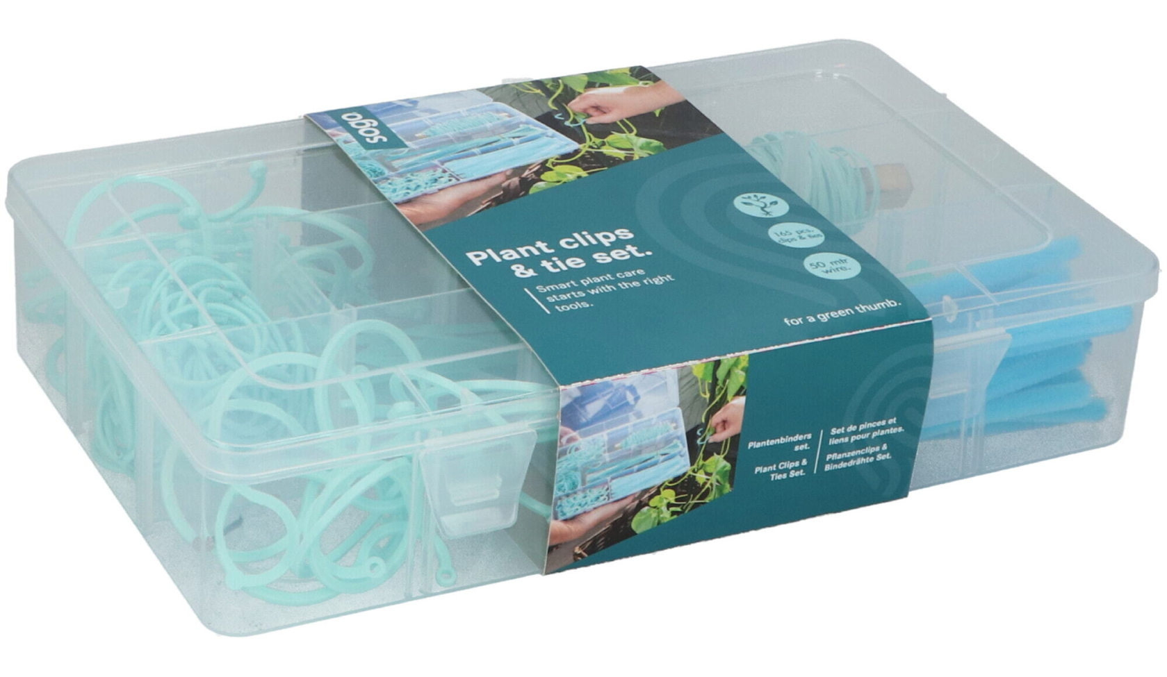 SOGO Plantenbinderset in Transparante Box - 165-delig