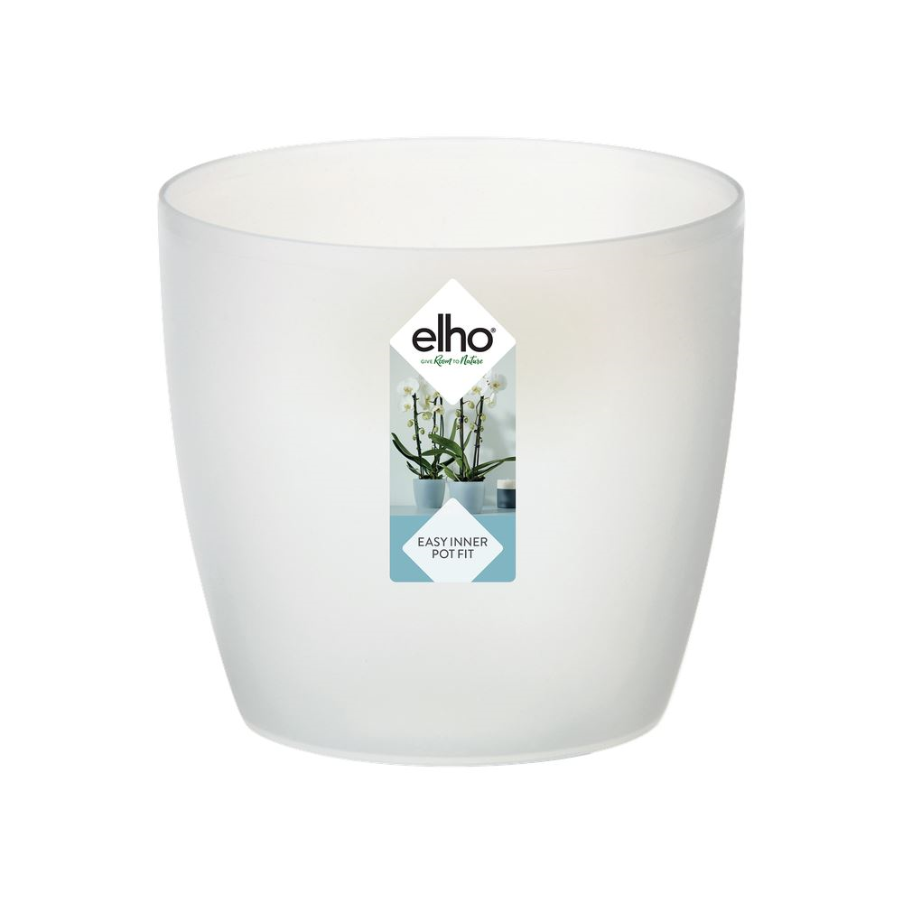 elho Brussels Orchidee 16 - Transparant (Transparant) - Diameter 16 x H 15 cm - Ideaal voor binnen - 100% gerecycled