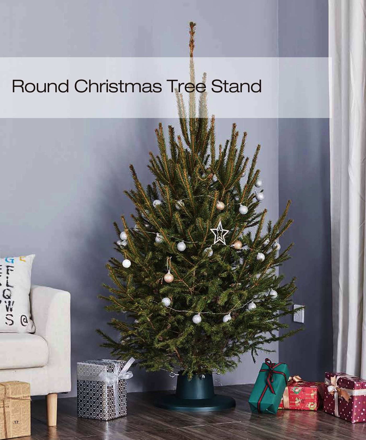 Kerstboomstandaard-groen-met-klem-kerstboomvoet