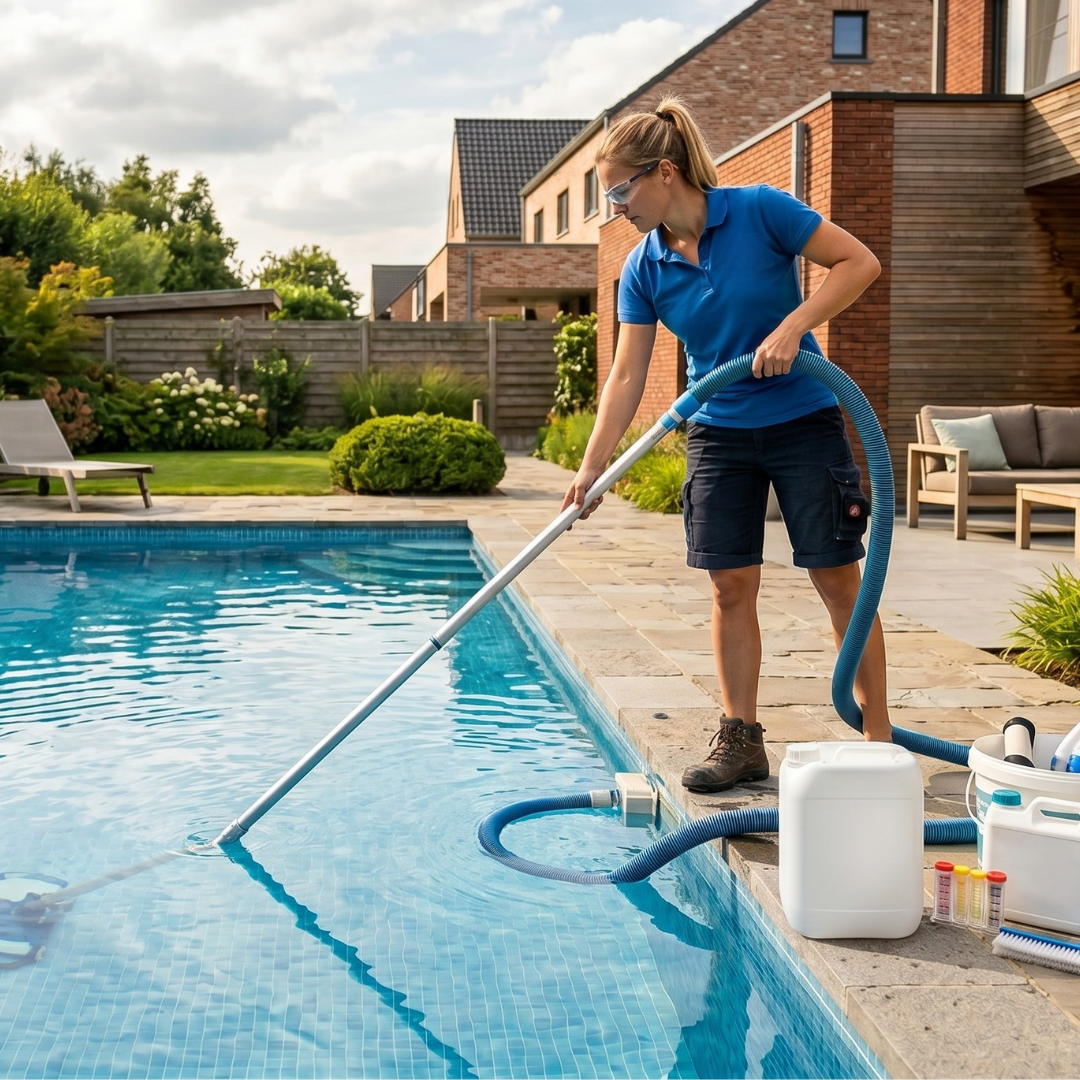 zwembad schoonmaken
