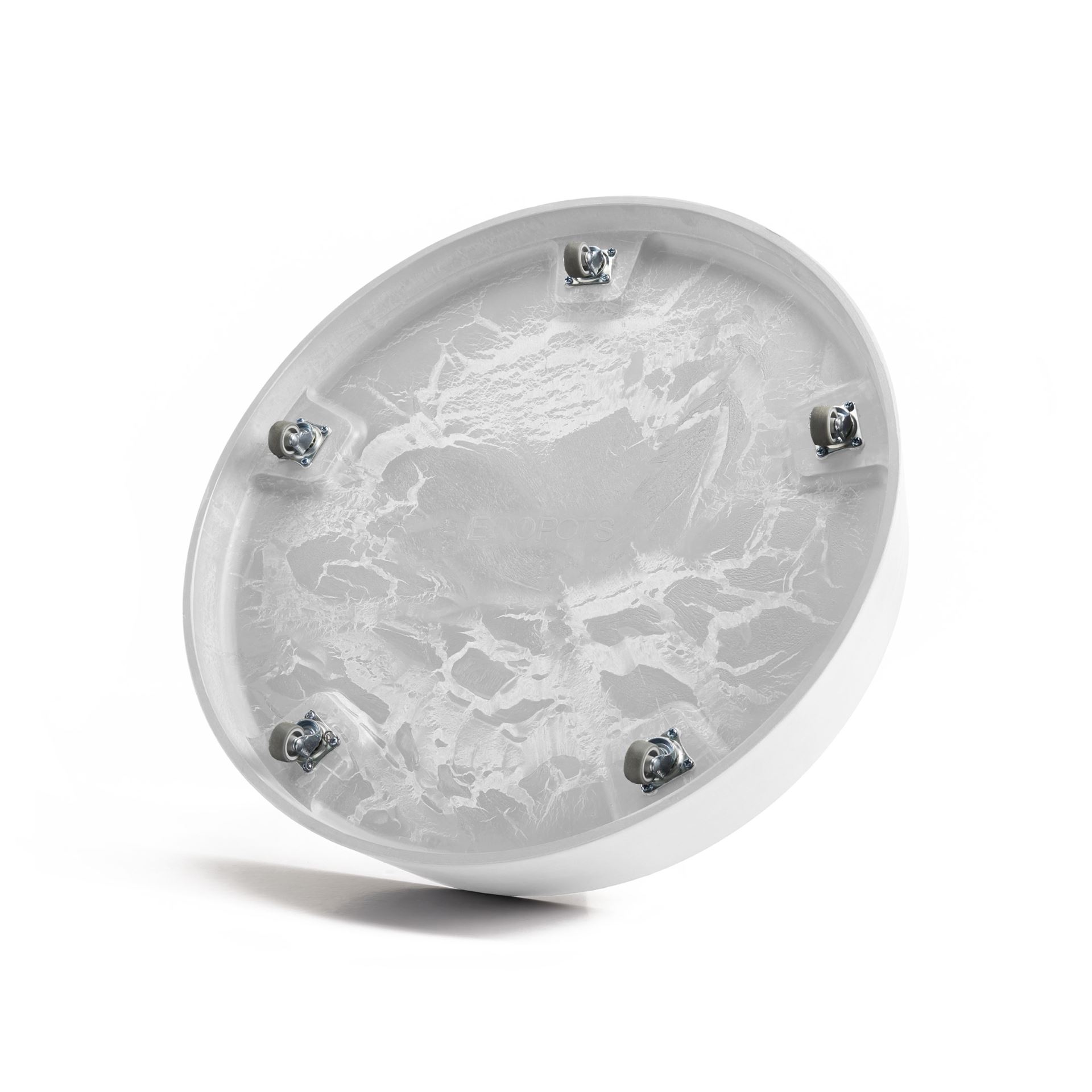 Support De Plante - VGEBY - Fer Robuste Avec Roues - Diamètre 27 Cm