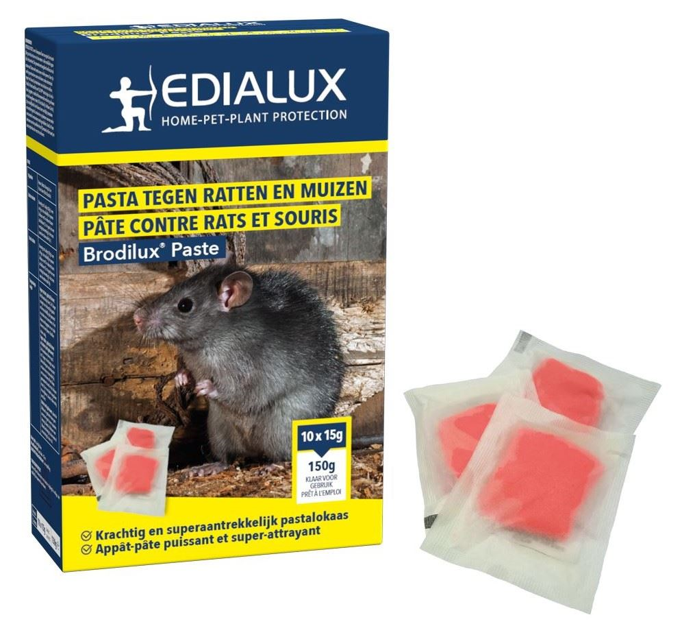 Edialux Brodilux Paste bait - 150g - rat and mouse poison