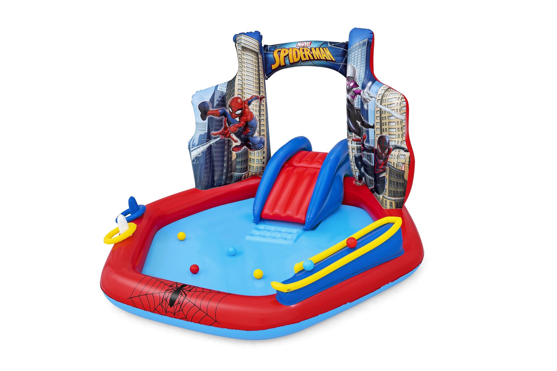 Spiderman-opblaasbaar-kinderzwembad-ballenbad-211x206x127cm-playcenter