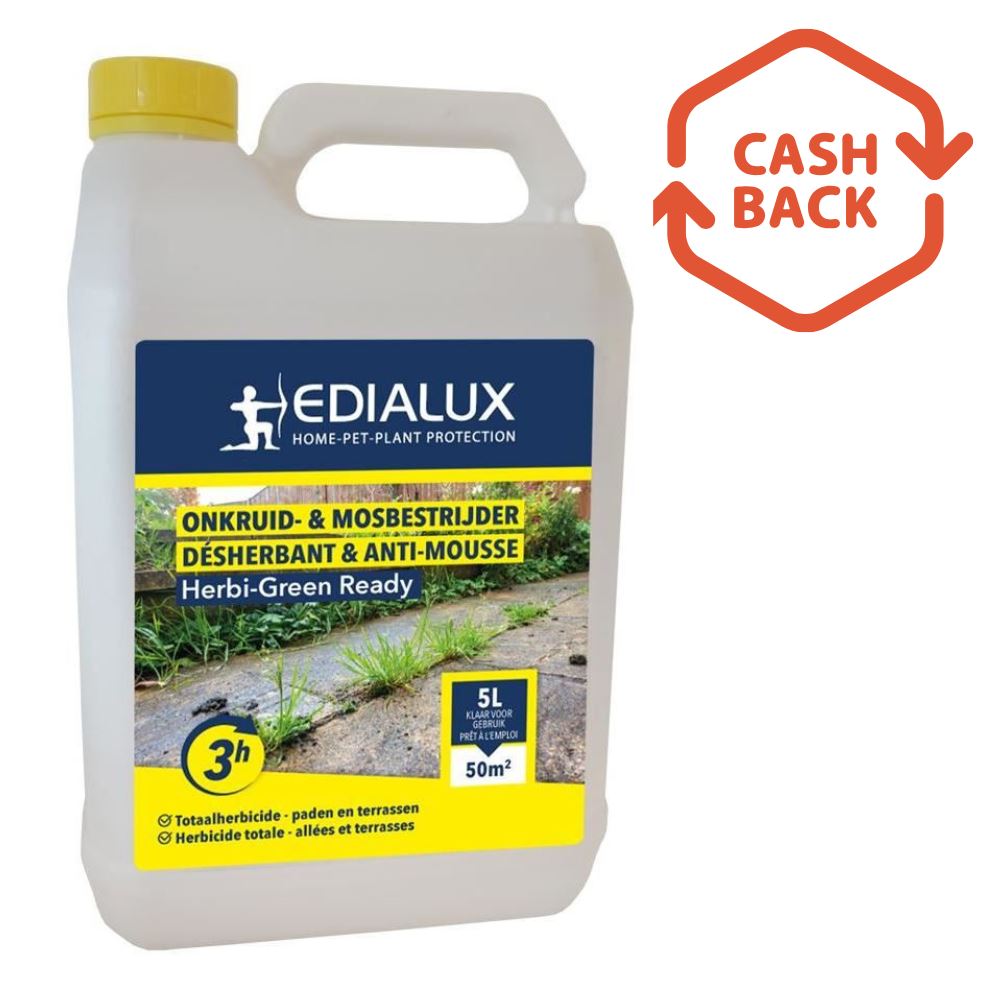 Edialux Herbi-Green Ready Total Herbicide - 5 L