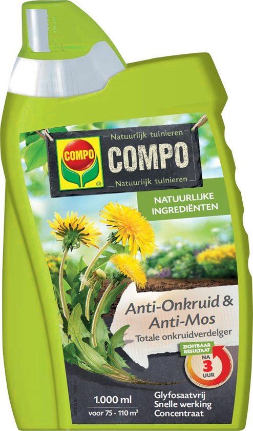 Compo totaal anti-onkruid & anti-mos concentraat (NL) - 1L