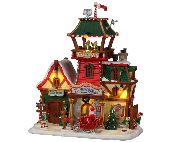 Lemax-North-Pole-Control-Tower-With-4-5V-Adaptor