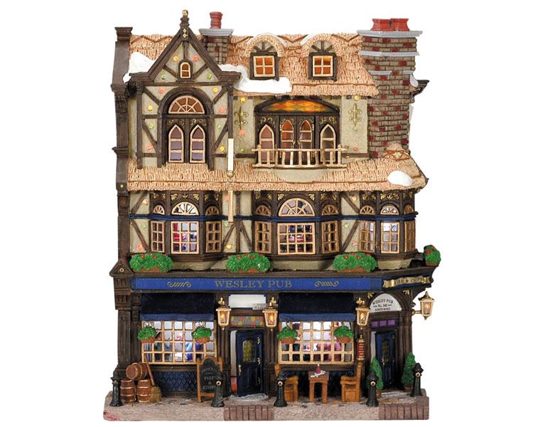 Lemax-Wesley-Pub-Battery-Operated-4-5V-