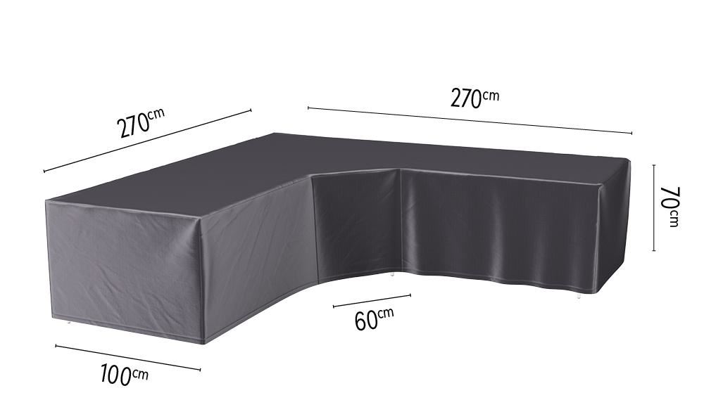 aerocover-loungesethoes-L-Trapeze-270x270x100xH70-antraciet