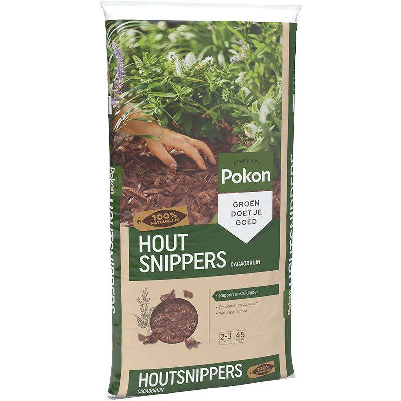 Pokon Houtsnippers Cacaobruin - 45L