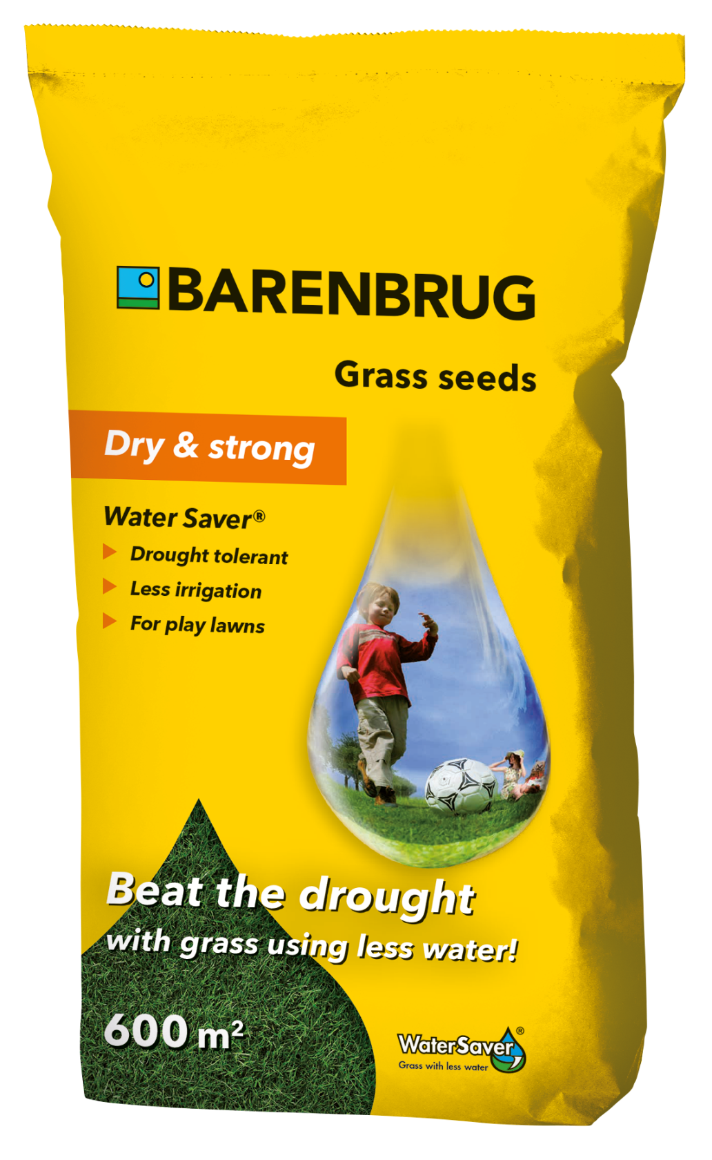 Barenbrug grass seed Water Saver - Drought resistant lawn - 15kg up to 500m²