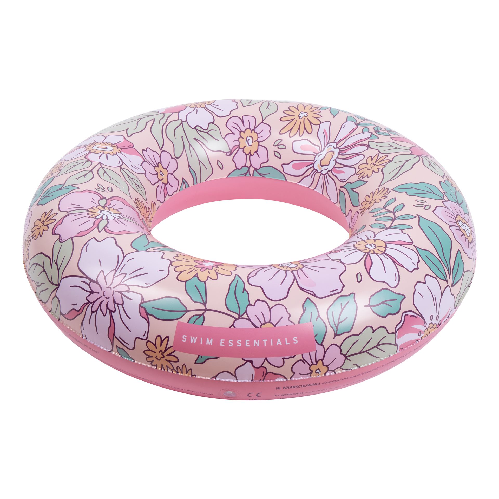 Zwemband-dia-90-cm-roze-bloessem-motief