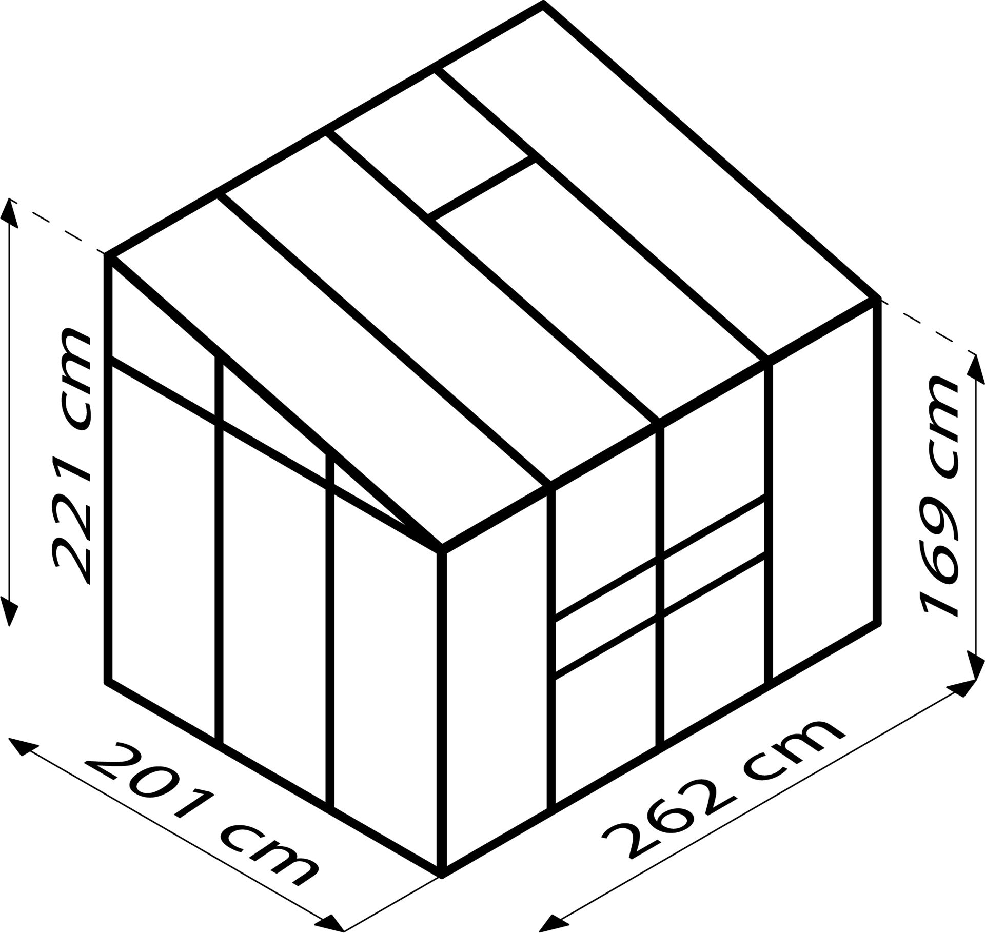 Ida-5200-HKP-4mm-Polycarbonaat-serre-Muurserre-B254-4-x-L190-1-x-H220-8-cm