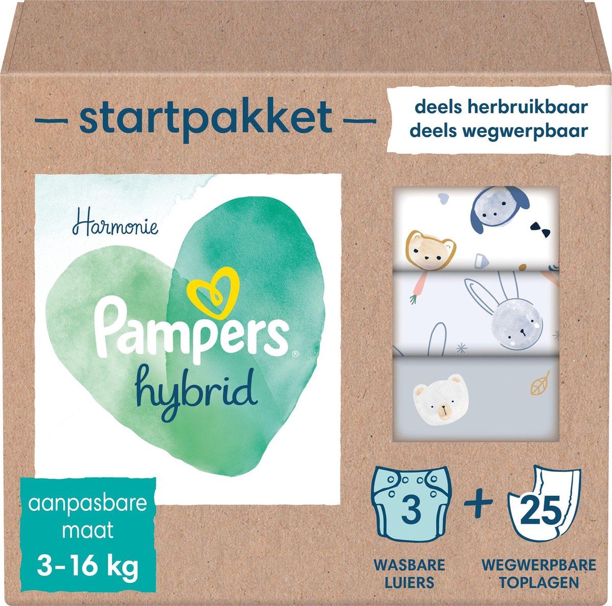 Pampers-Harmonie-Hybrid-Startpakket-Wasbare-Luiers-Voor-Baby-s