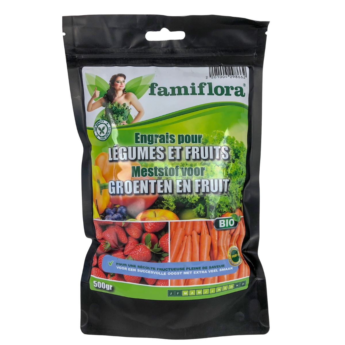 Famiflora engrais pour fruits et légumes 500 gr (BIO)