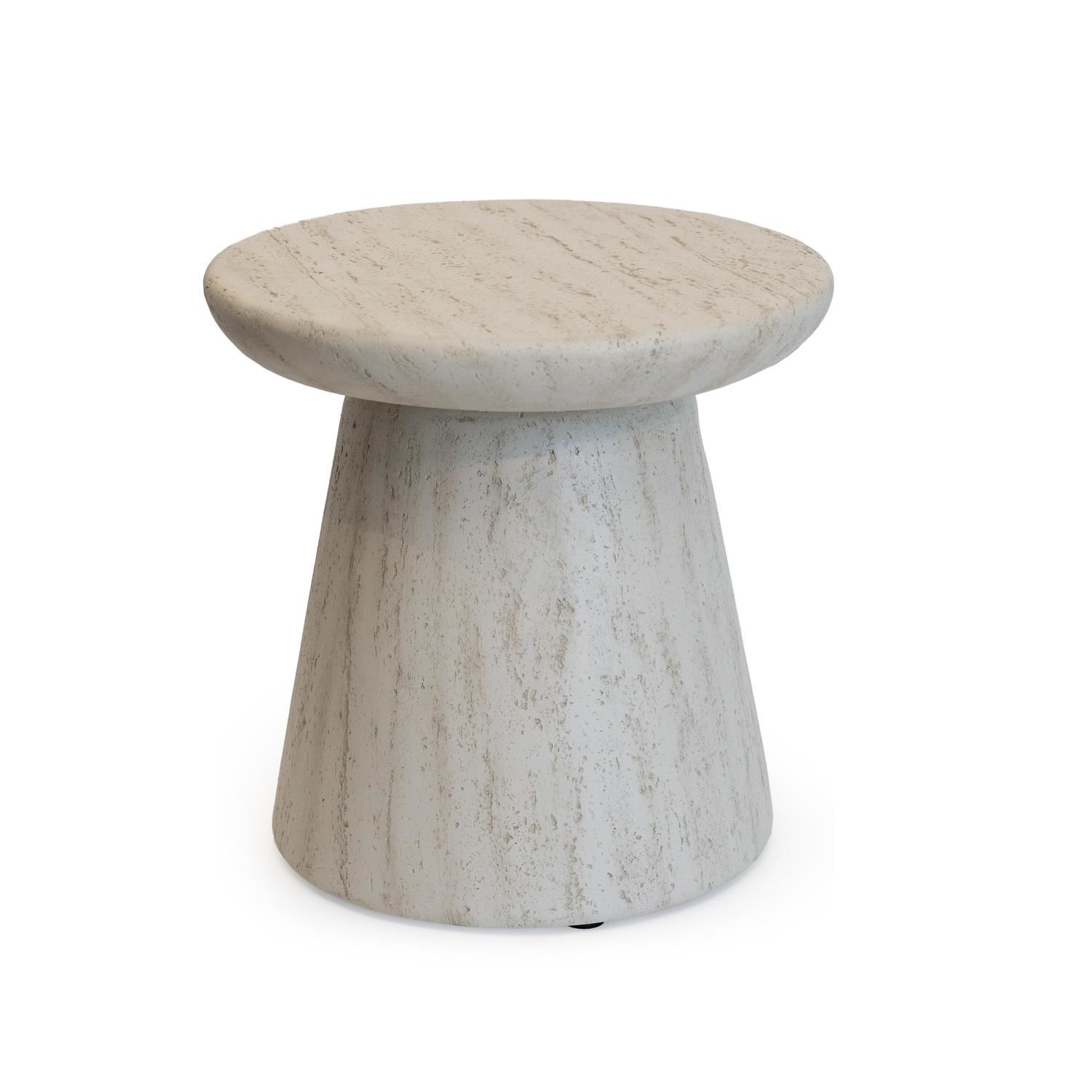 Happy-Cocooning-zijtafel-rond-Travertine-45x45cm