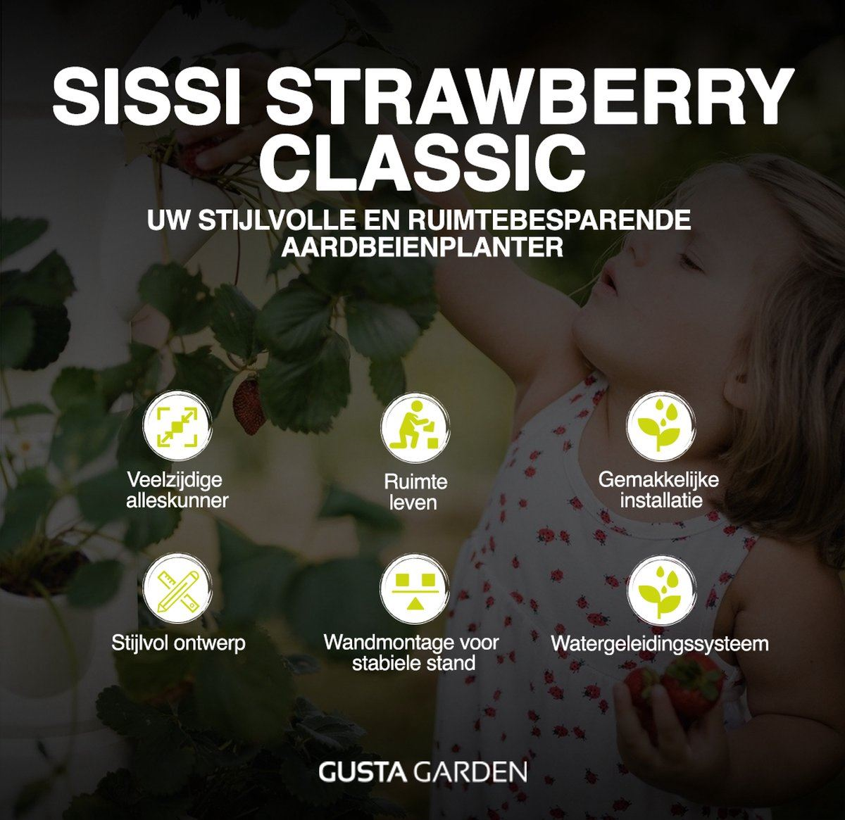 Gusta Garden Table de culture Sissi Strawberry Starter Gusta Garden Table de culture Sissi Strawberry Starter