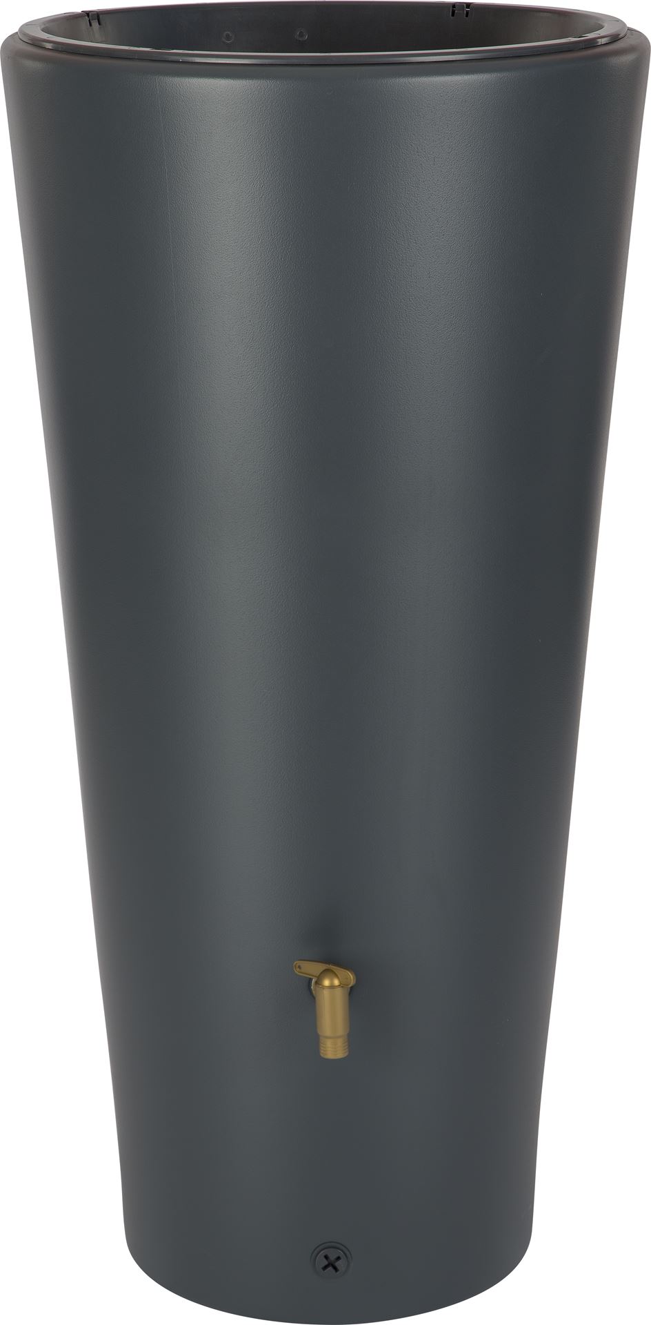 Garantia vaso 2-in-1 graphite graphite - Rain barrel with planter - 58x58x120cm - 220 liters