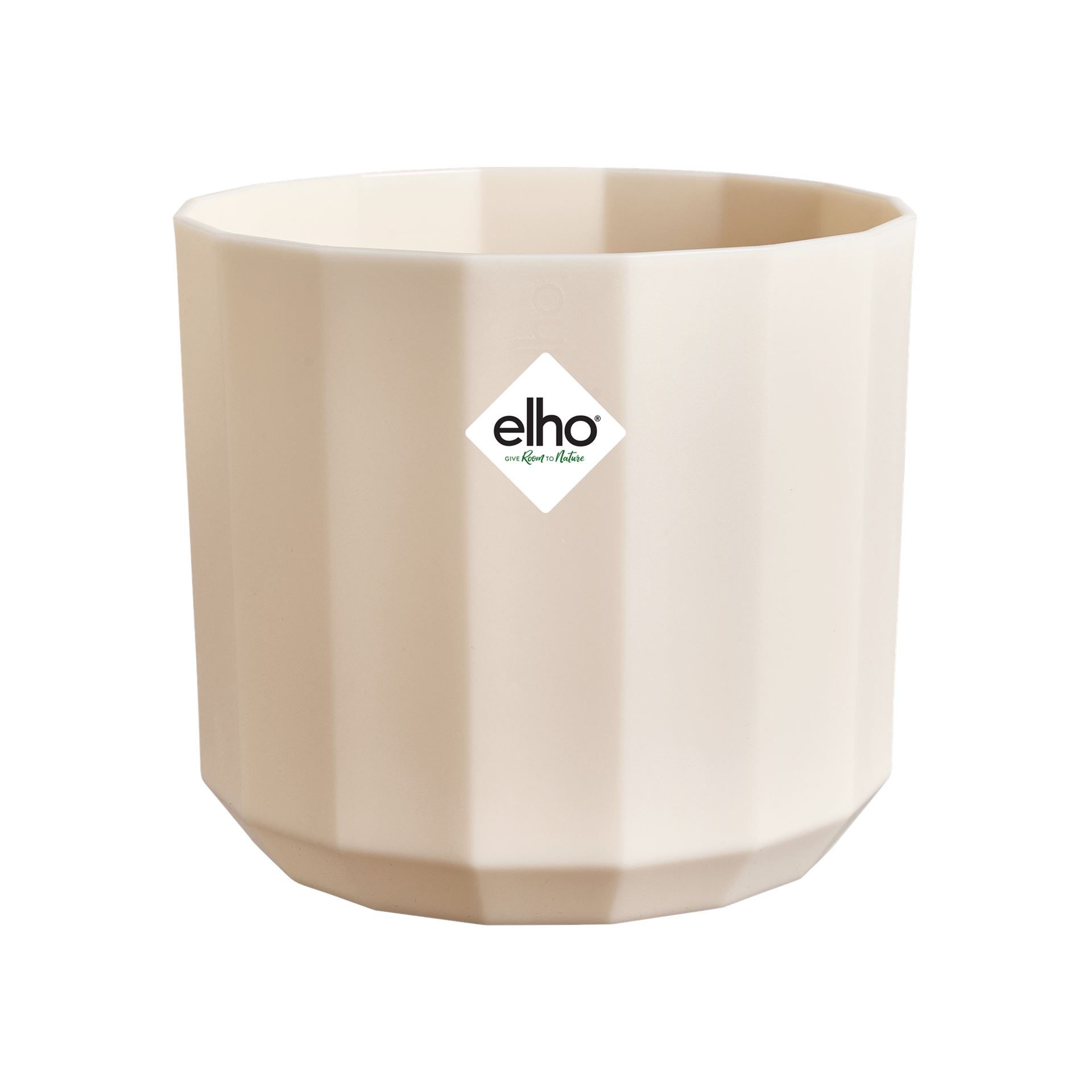 Elho-facet-rond-26cm-Amandelroze-Bloempot-voor-Binnen-100-Gerecycled-Plastic-26x-H23cm