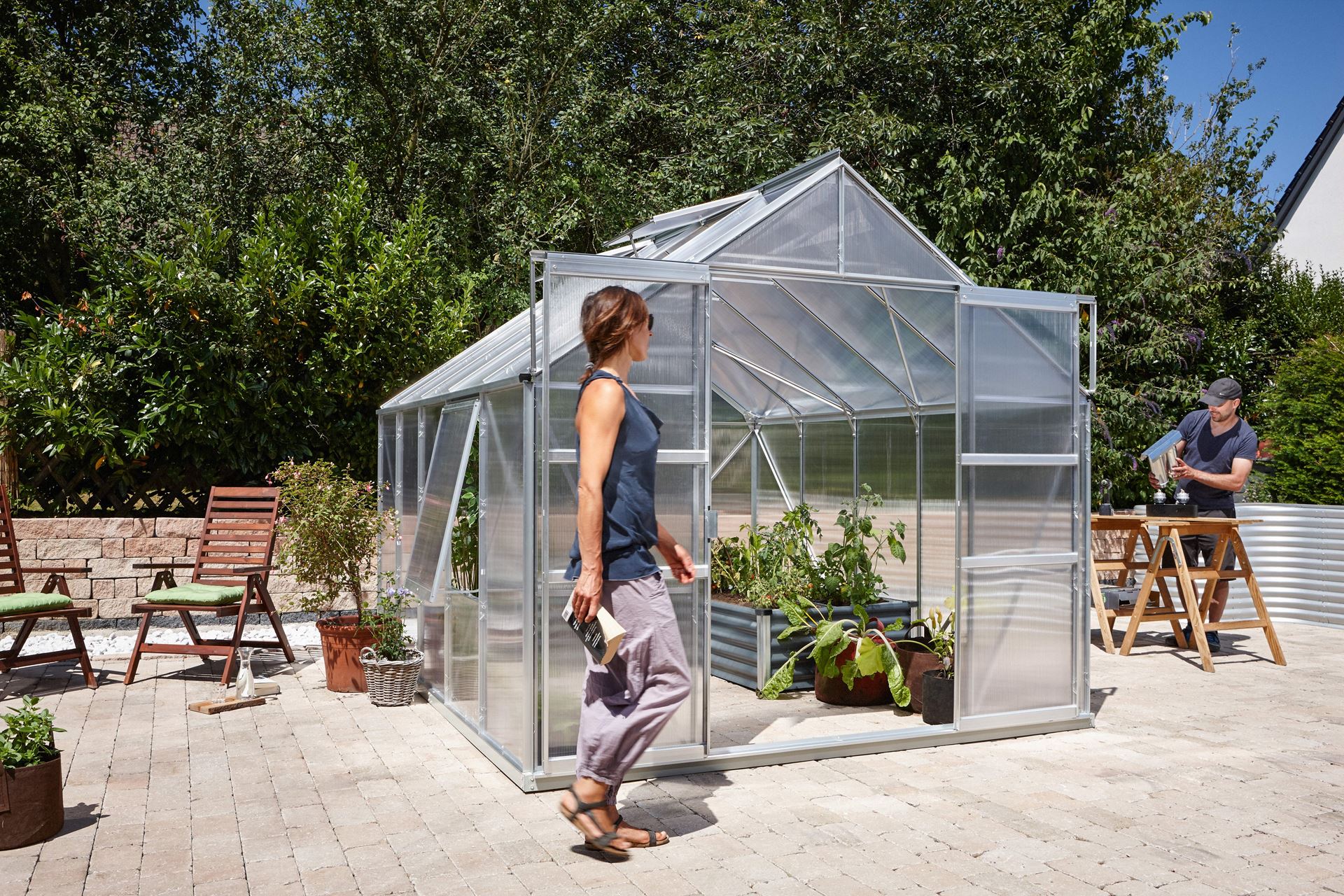 Meridian-2-8300-HKP4mm-Polycarbonaat-serre-Vrijstaand-B254-4-x-L316-6-x-H231-8-cm