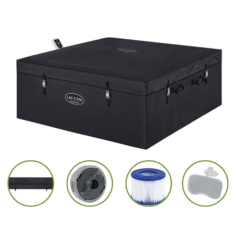 Bestway Lay-Z-Spa Stockholm AirJet SMART inflatable spa - 4-6 people