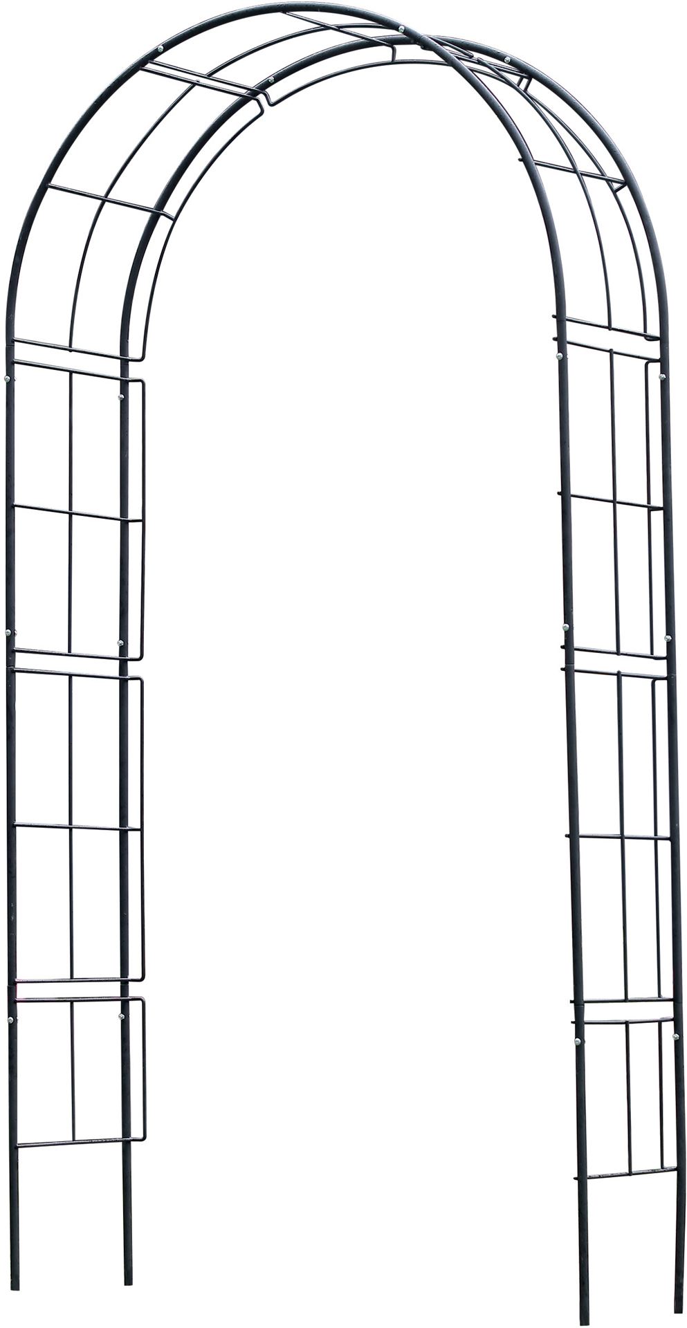 Metalen-rozenboog-zwart-H229x113x38cm