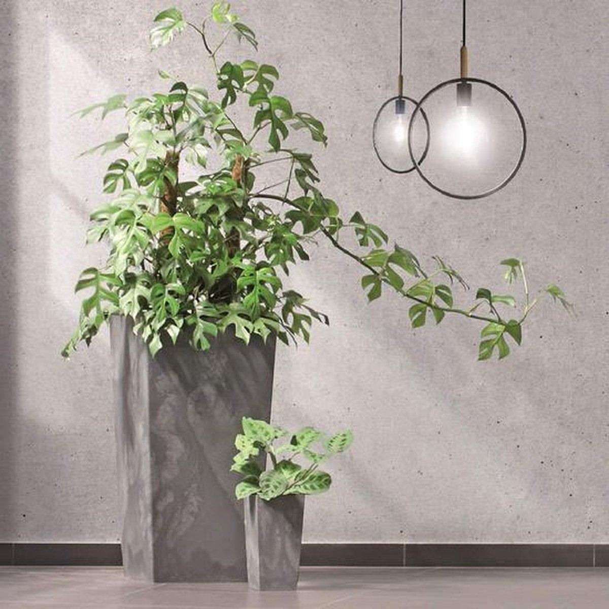 Flower-pot-URBI-SQUARE-BETON-EFFECT-marengo-32-5-x-32-5-x-61-cm