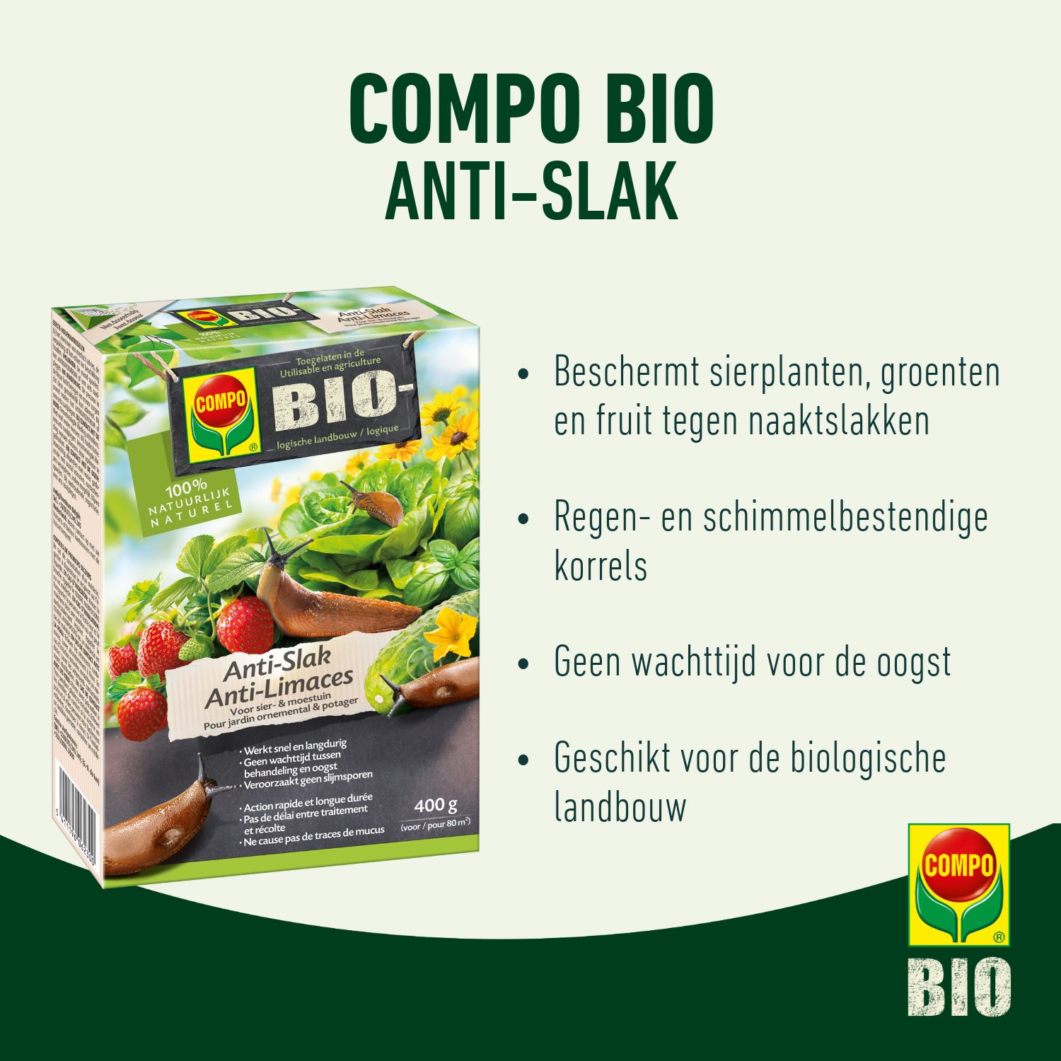 Compo-bio-anti-slak-400gr