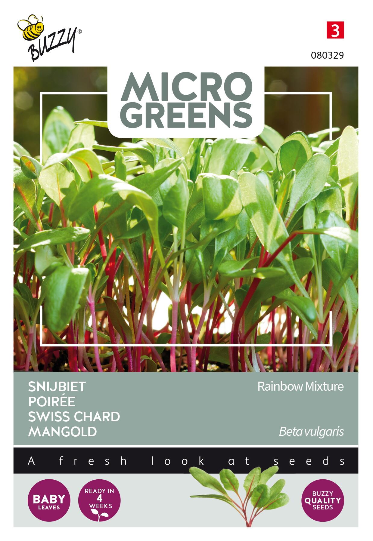 Buzzy® Microgreens - Snijbiet zaden - gemengd